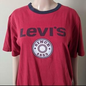 Levi's Red Tshirt, Men's Medium